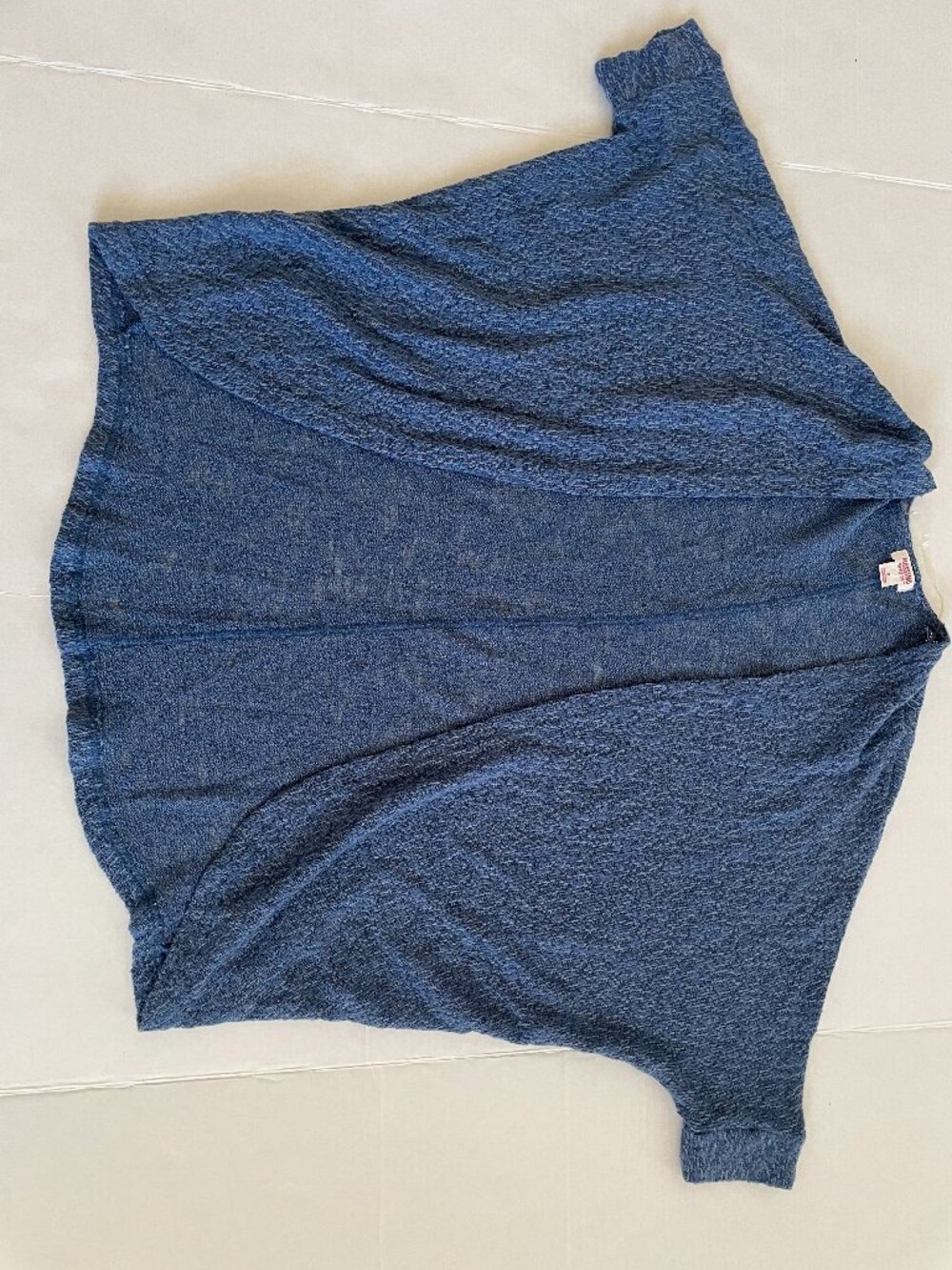 Mossimo Supply Co Blue Open‑Front Batwing Cardigan